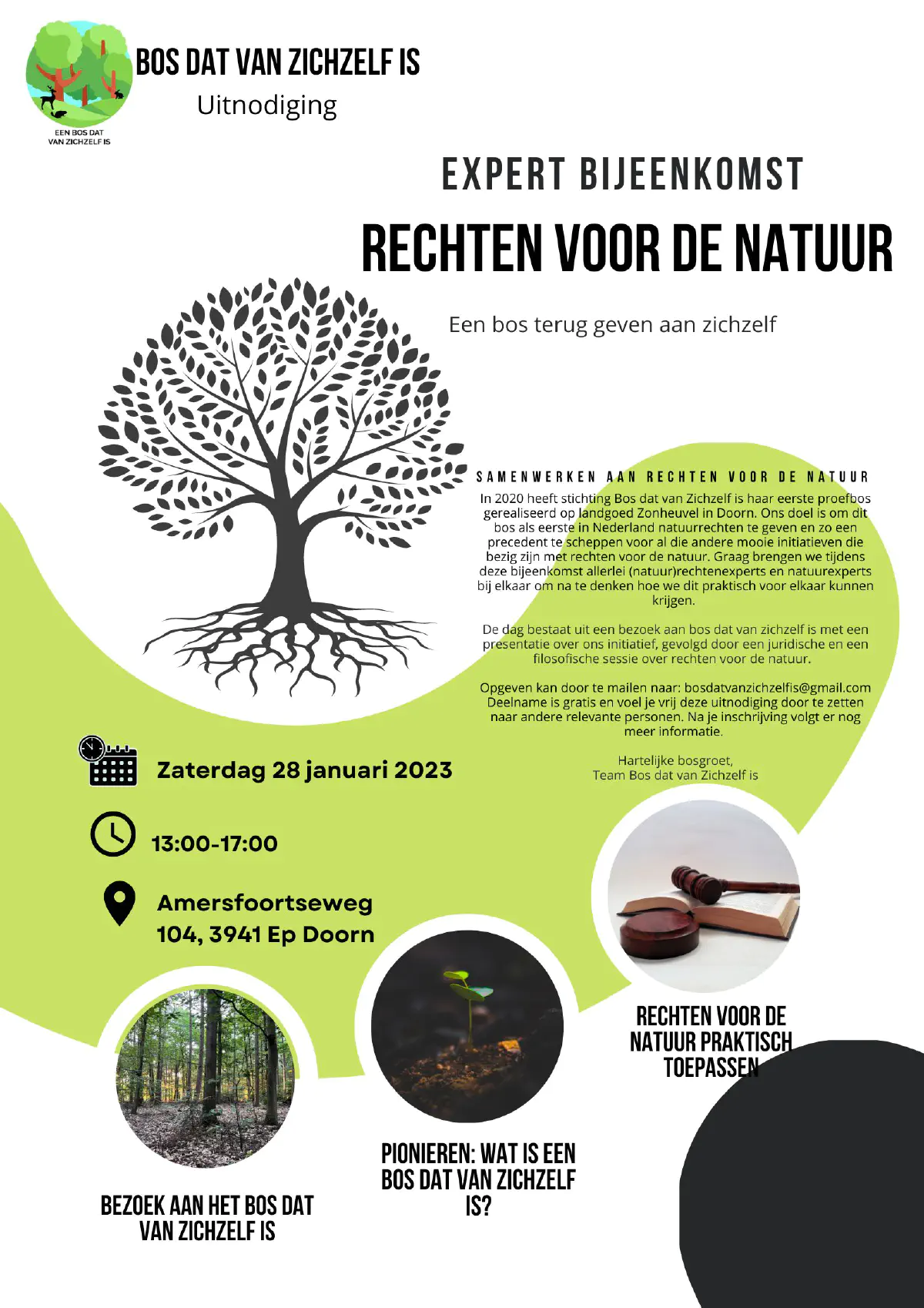 Expert Bijeenkomst Rechten voor de Natuur | Stichting Bos dat van zichzelf is
